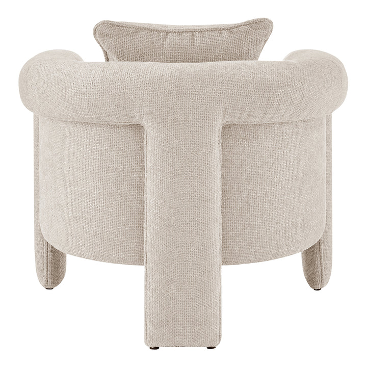 Heidi Chenille Accent Arm Chair - Grenada Cream - view 7
