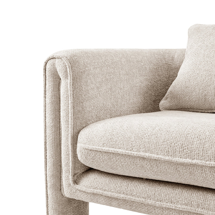 Heidi Chenille Accent Arm Chair - Grenada Cream - view 11