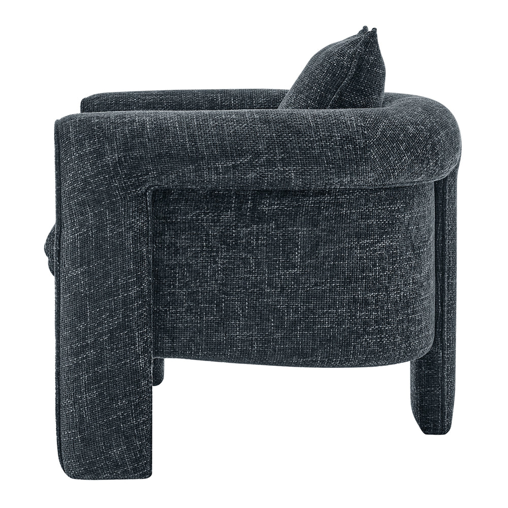 Heidi Chenille Accent Arm Chair - Grenada Charcoal - view 5