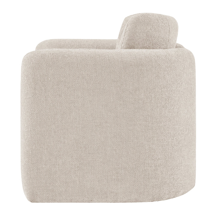 Deryll Chenille Accent Arm Chair - Grenada Cream - view 4