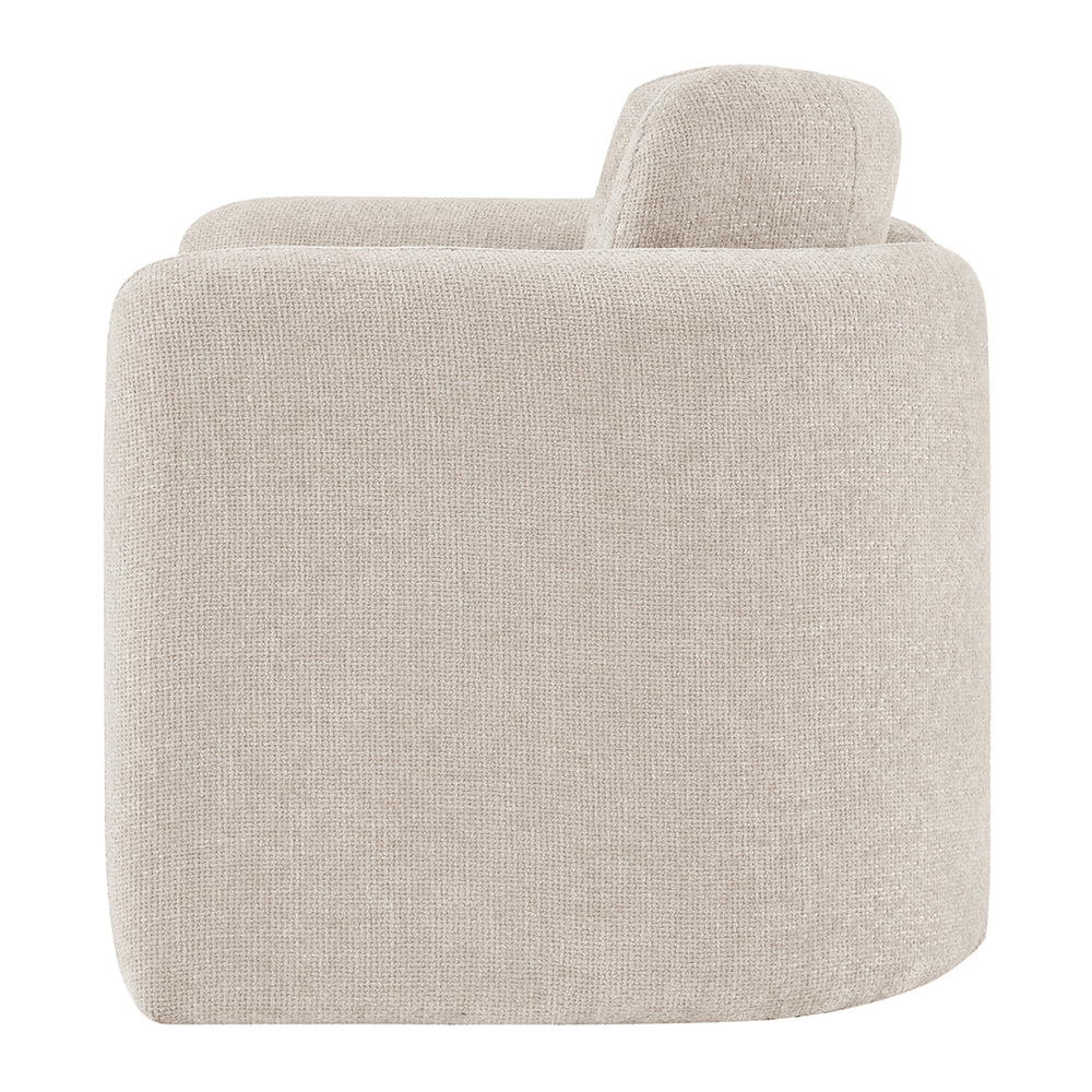 Deryll Chenille Accent Arm Chair - Grenada Cream - view 4