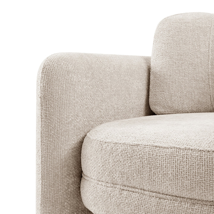 Deryll Chenille Accent Arm Chair - Grenada Cream - view 9