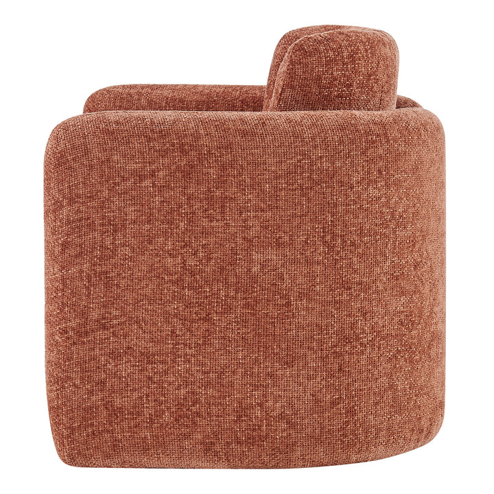 Deryll Chenille Accent Arm Chair - Grenada Terracotta - view 4