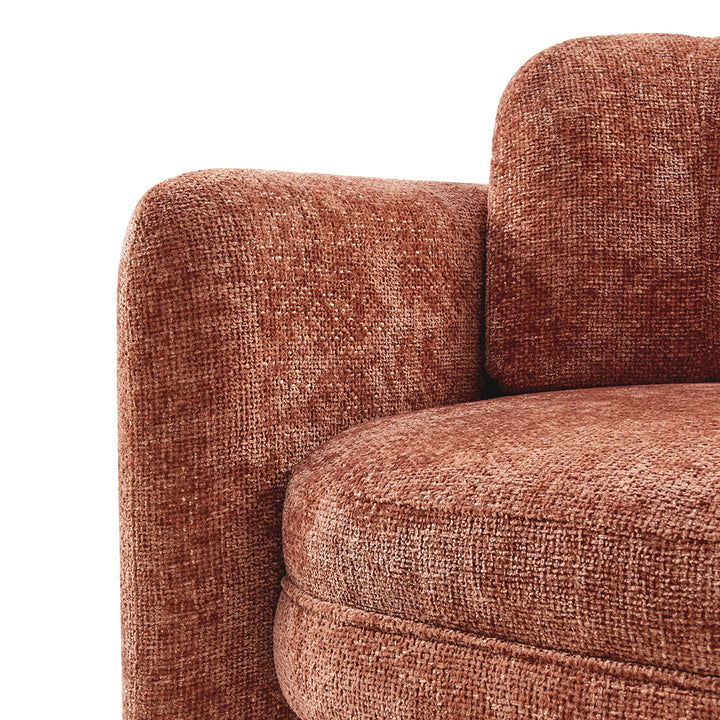 Deryll Chenille Accent Arm Chair - Grenada Terracotta - view 9