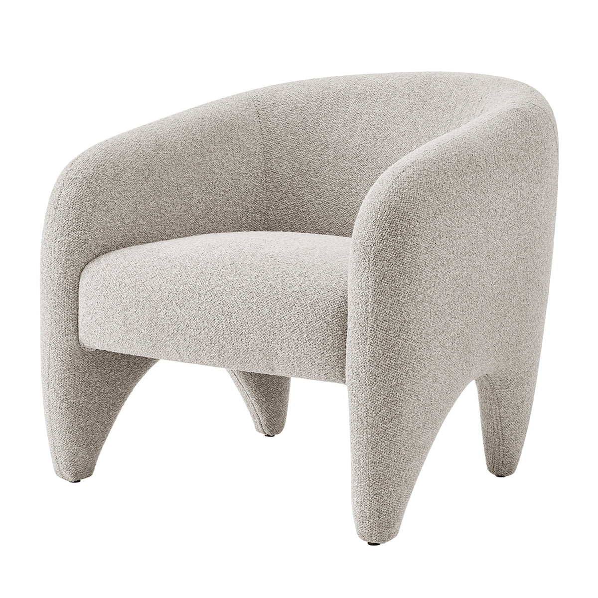 Carol Chenille Accent Arm Chair - Horizon Gray