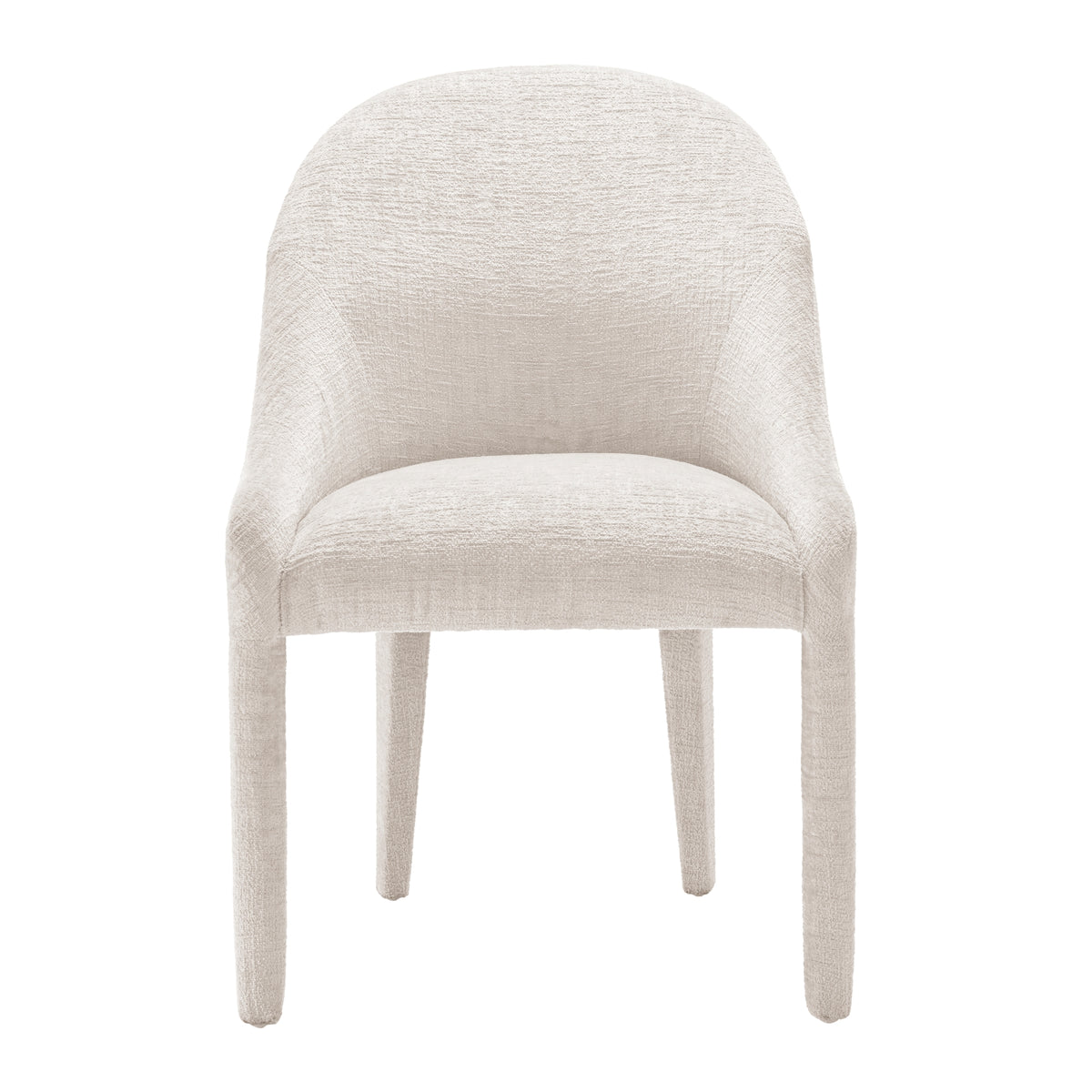 Stacy Chenille Dining Side Chair - Seville Beige - view 3