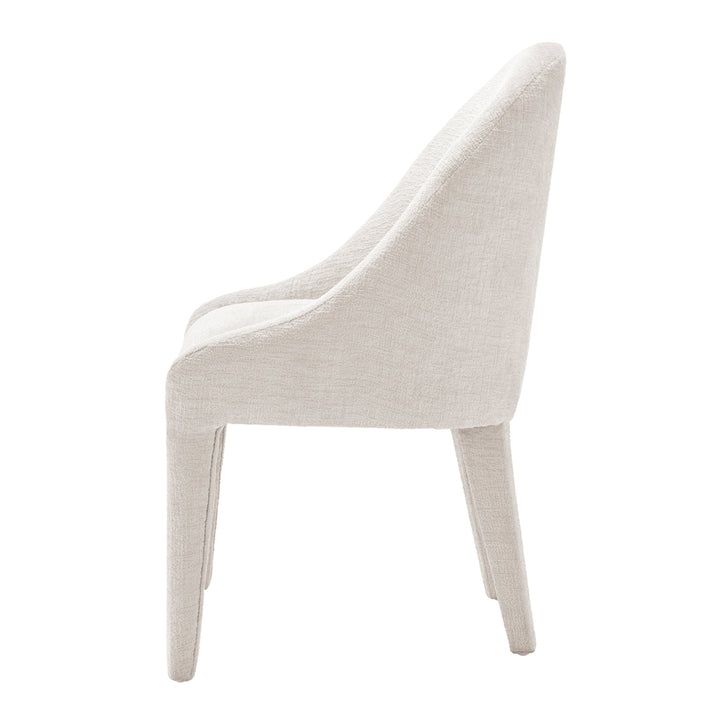 Stacy Chenille Dining Side Chair - Seville Beige - view 4