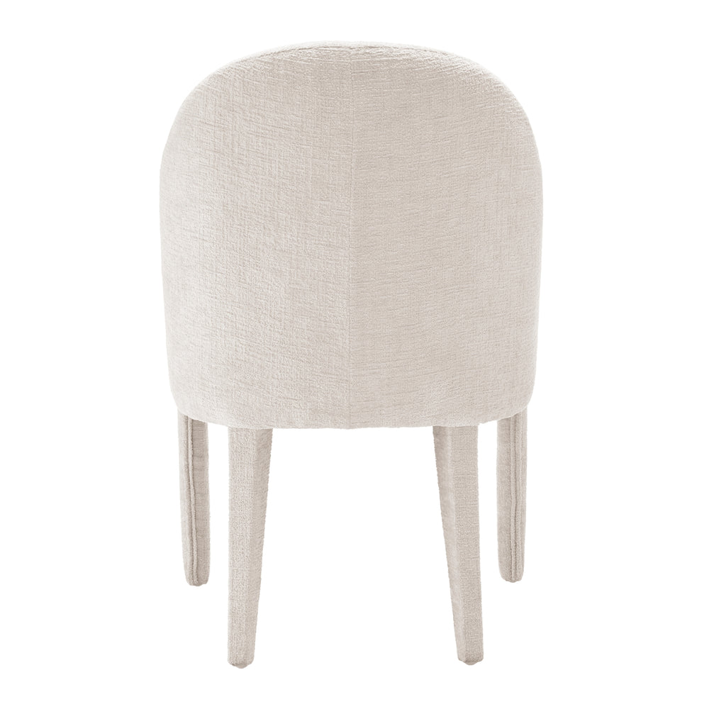 Stacy Chenille Dining Side Chair - Seville Beige - view 5