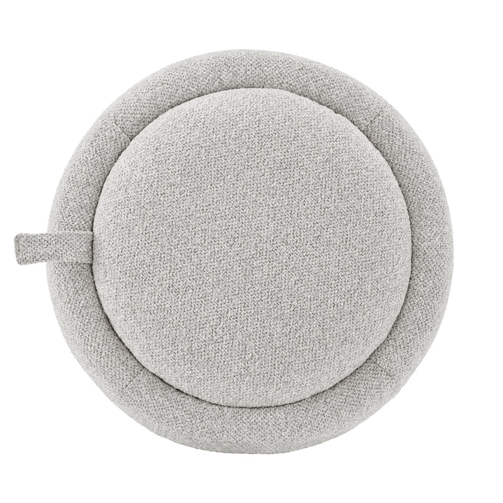 Murphy Chenille Storage Ottoman - Horizon Gray - view 7