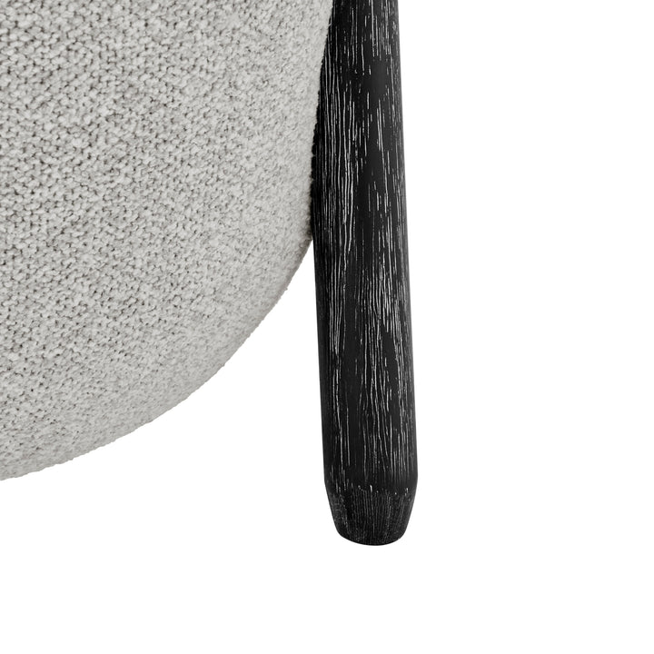 Murphy Chenille Storage Ottoman - Horizon Gray - view 9