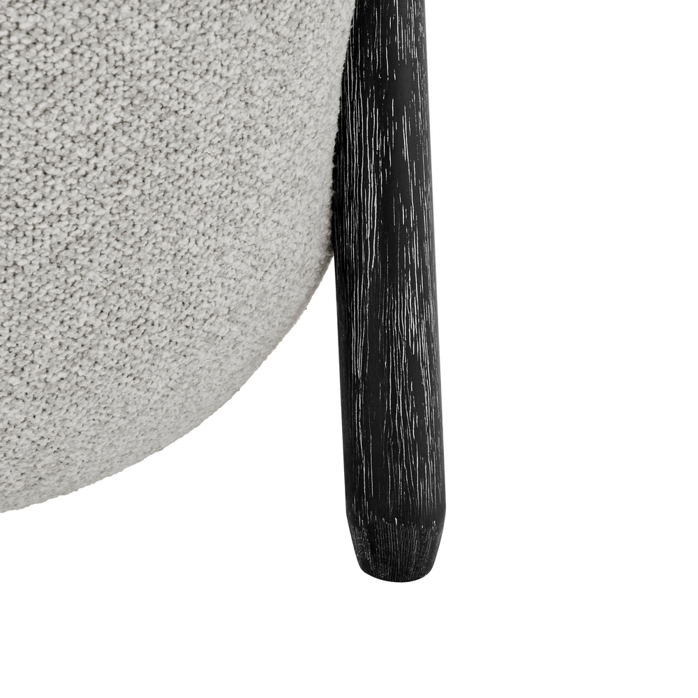 Murphy Chenille Storage Ottoman - Horizon Gray - view 9