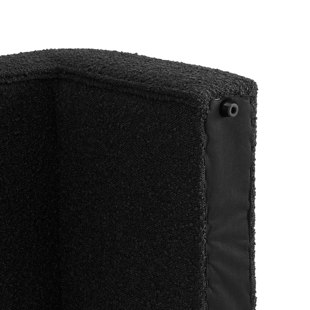 Vioreen Boucle Bench - Stanton Black - view 10