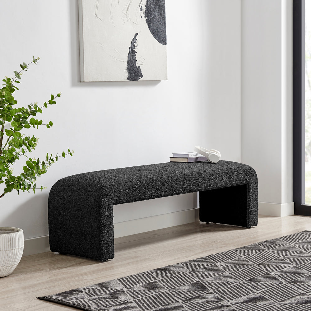 Vioreen Boucle Bench - Stanton Black - view 3