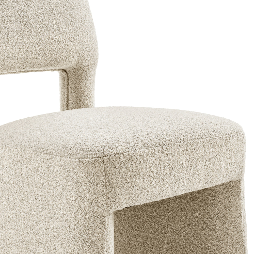 Willa Boucle Dining Side Chair - Milford Beige - view 10