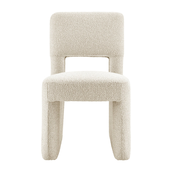 Willa Boucle Dining Side Chair - Milford Beige - view 4