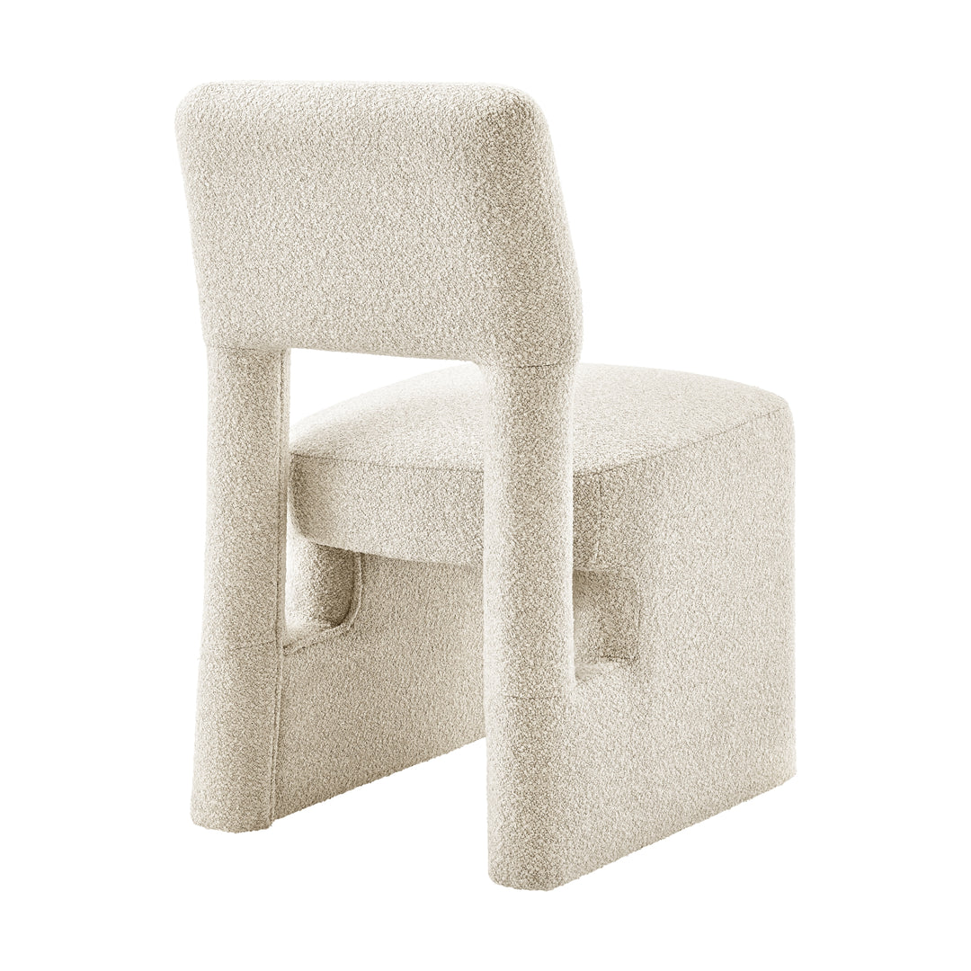Willa Boucle Dining Side Chair - Milford Beige - view 7