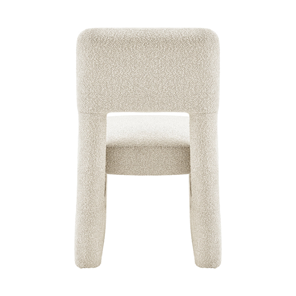 Willa Boucle Dining Side Chair - Milford Beige - view 6