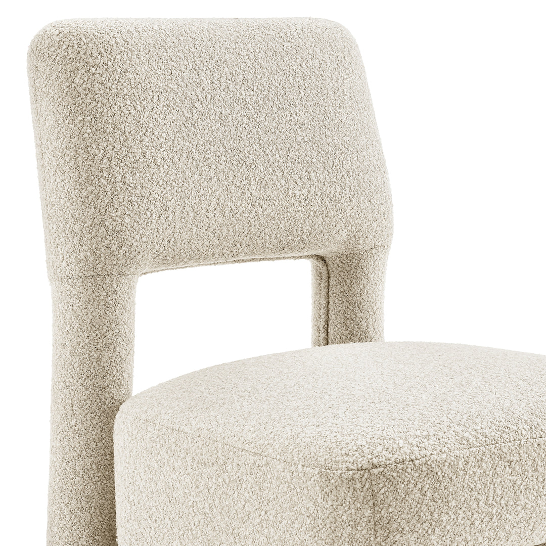 Willa Boucle Dining Side Chair - Milford Beige - view 9