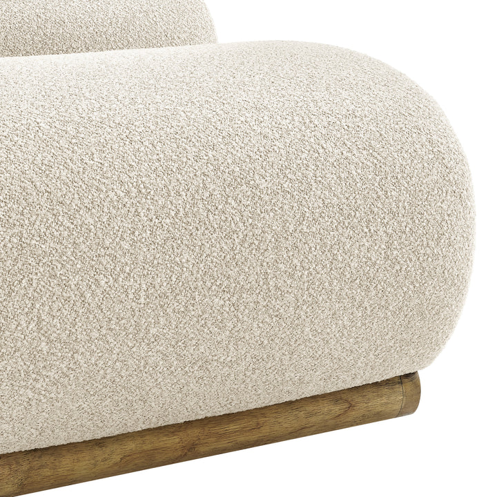 Lucius Boucle Accent Chair - Milford Beige - view 11