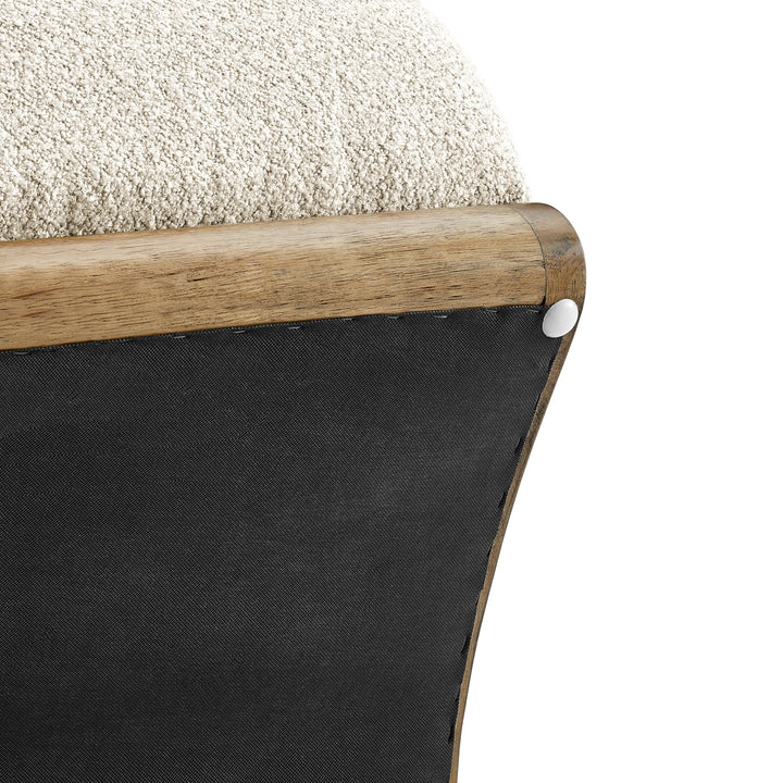 Lucius Boucle Accent Chair - Milford Beige - view 13