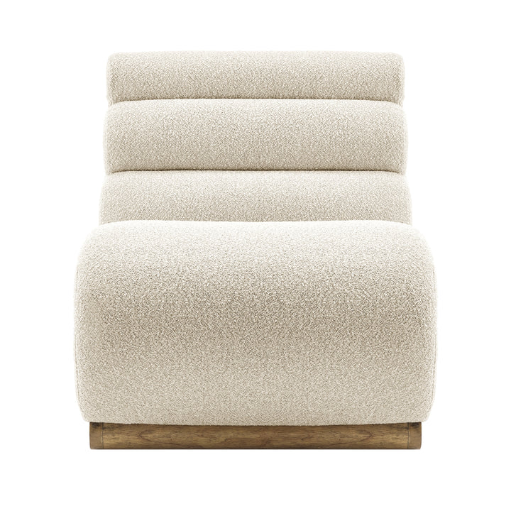 Lucius Boucle Accent Chair - Milford Beige - view 5