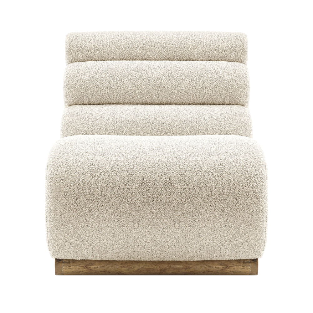 Lucius Boucle Accent Chair - Milford Beige - view 5