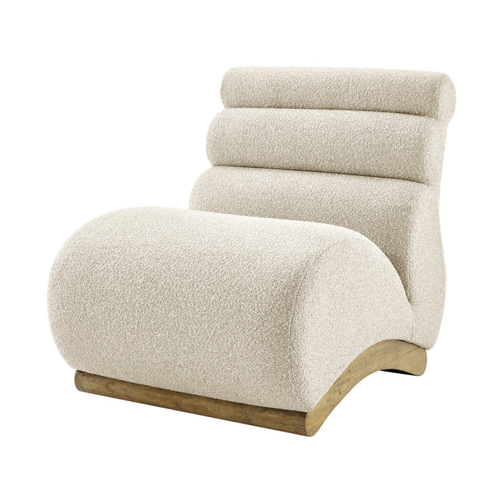 Lucius Boucle Accent Chair - Milford Beige