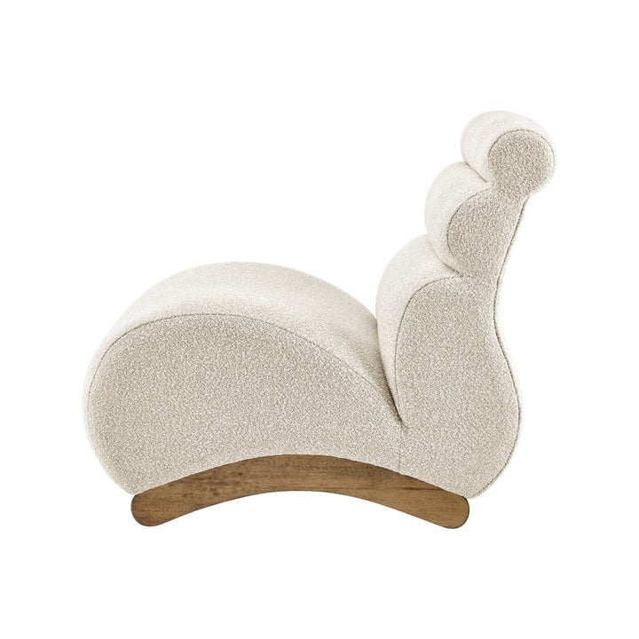 Lucius Boucle Accent Chair - Milford Beige - view 6