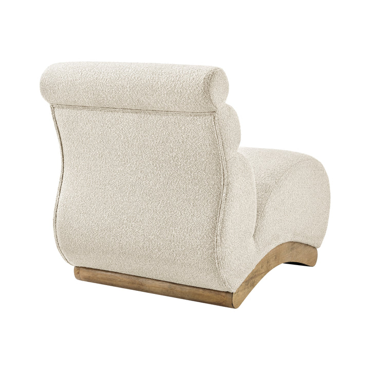 Lucius Boucle Accent Chair - Milford Beige - view 8