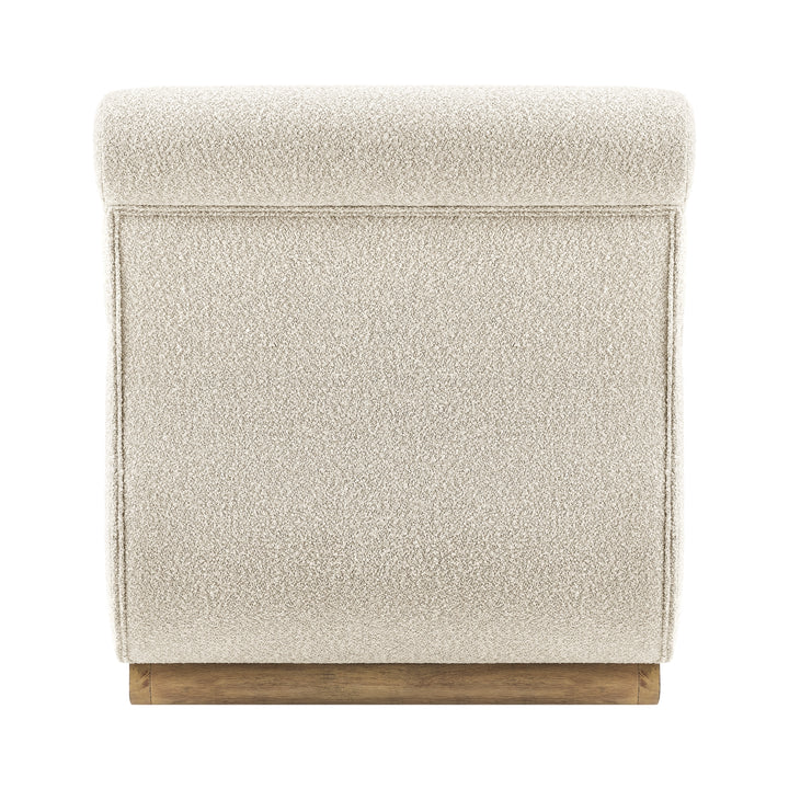 Lucius Boucle Accent Chair - Milford Beige - view 7