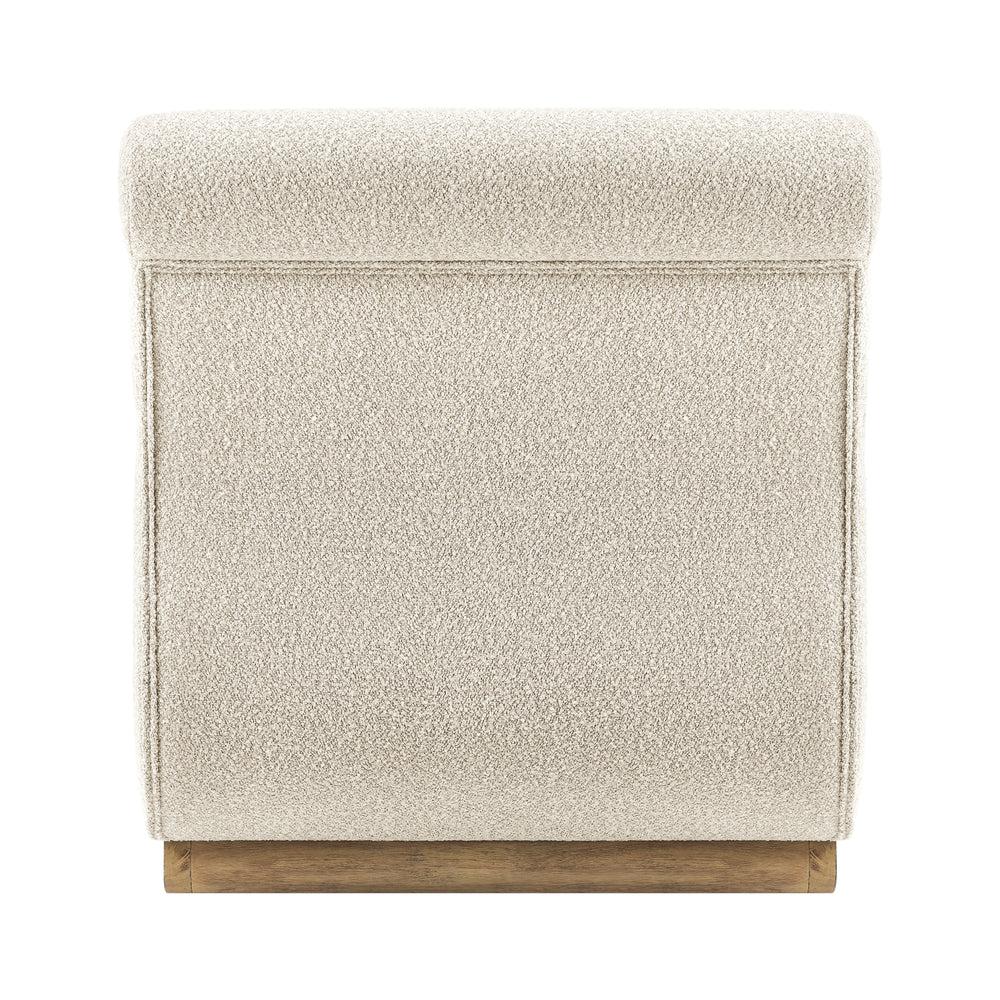 Lucius Boucle Accent Chair - Milford Beige - view 7
