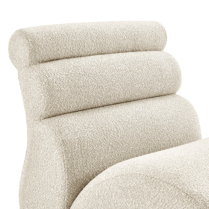 Lucius Boucle Accent Chair - Milford Beige - view 10