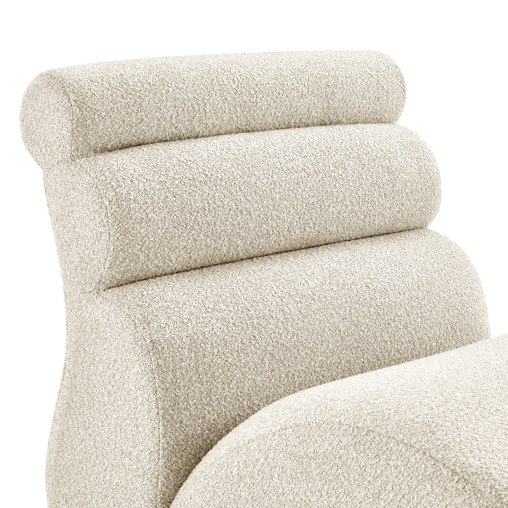 Lucius Boucle Accent Chair - Milford Beige - view 10