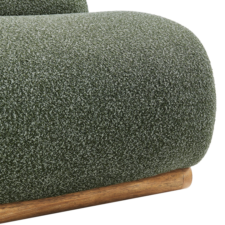 Lucius Boucle Accent Chair - Milford Green - view 10