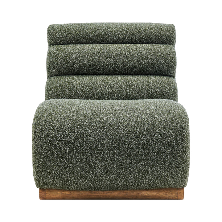 Lucius Boucle Accent Chair - Milford Green - view 4