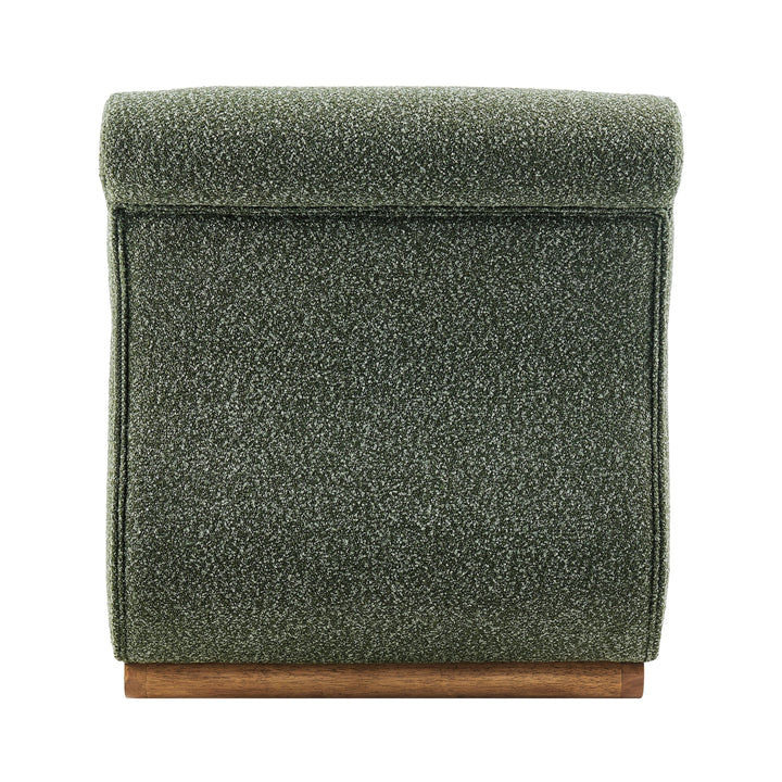 Lucius Boucle Accent Chair - Milford Green - view 6