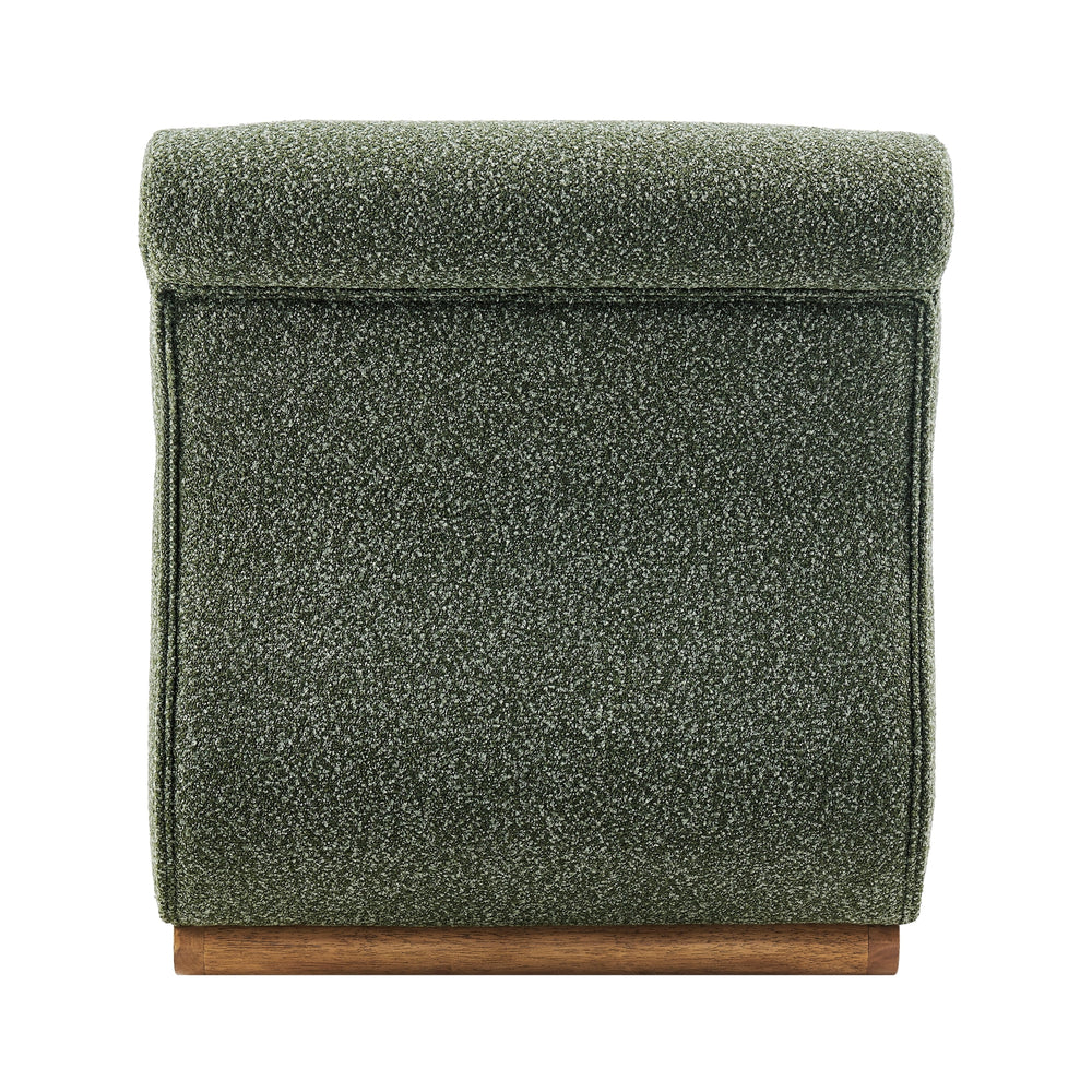 Lucius Boucle Accent Chair - Milford Green - view 6