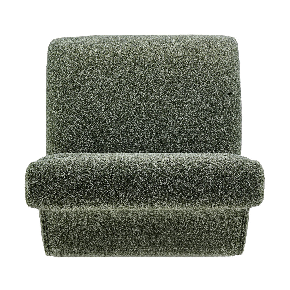 Lucius Boucle Accent Chair - Milford Green - view 8