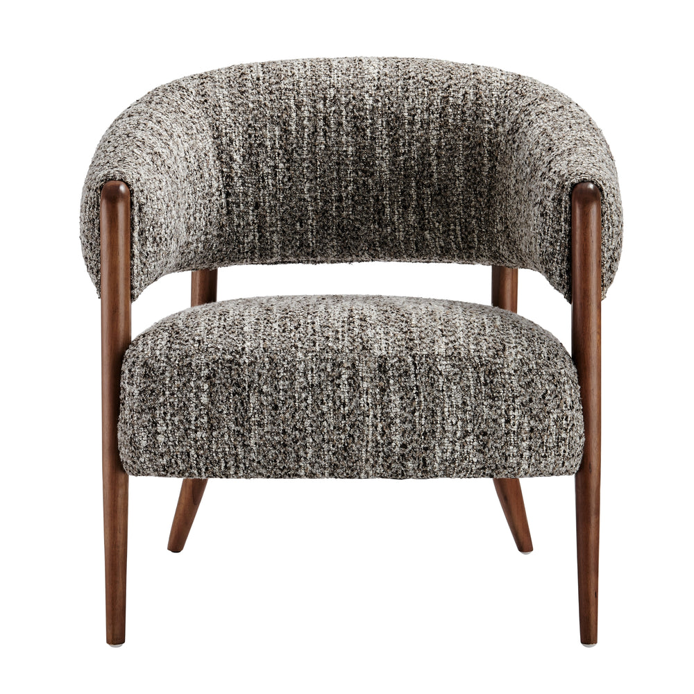 Mayla Boucle Accent Arm Chair - Dappled Taupe - view 4