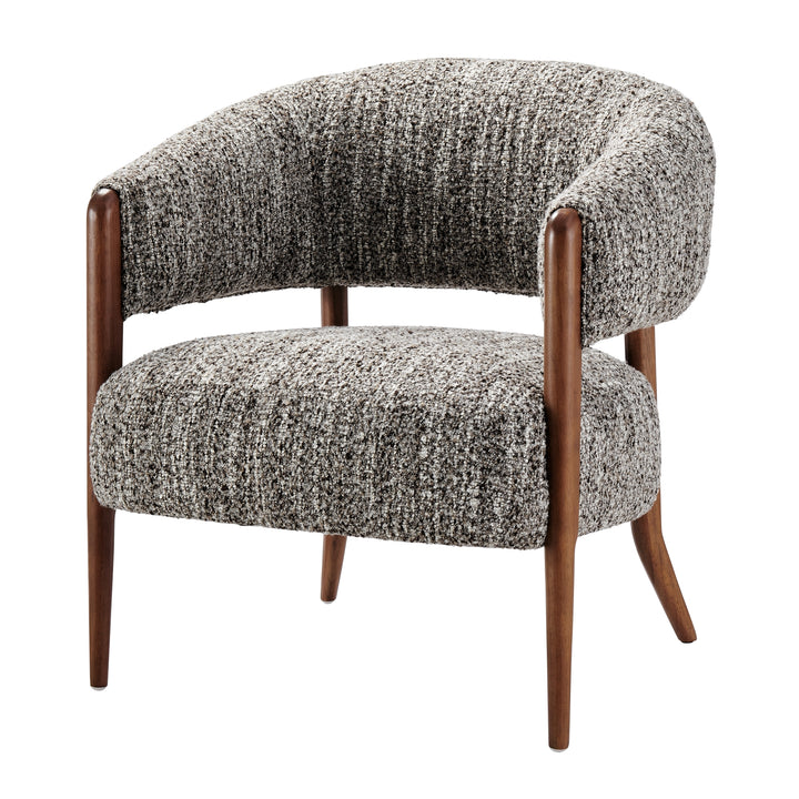 Mayla Boucle Accent Arm Chair - Dappled Taupe