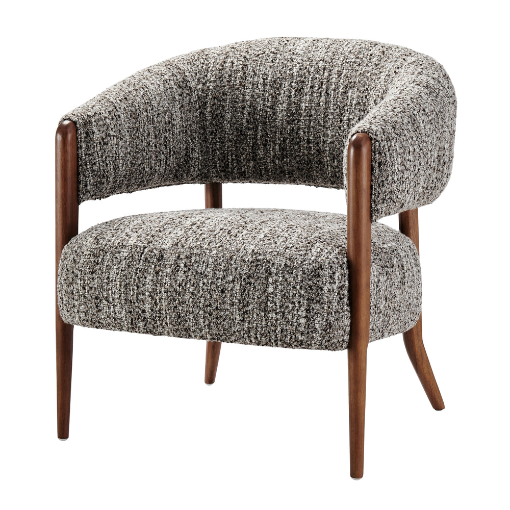 Mayla Boucle Accent Arm Chair - Dappled Taupe