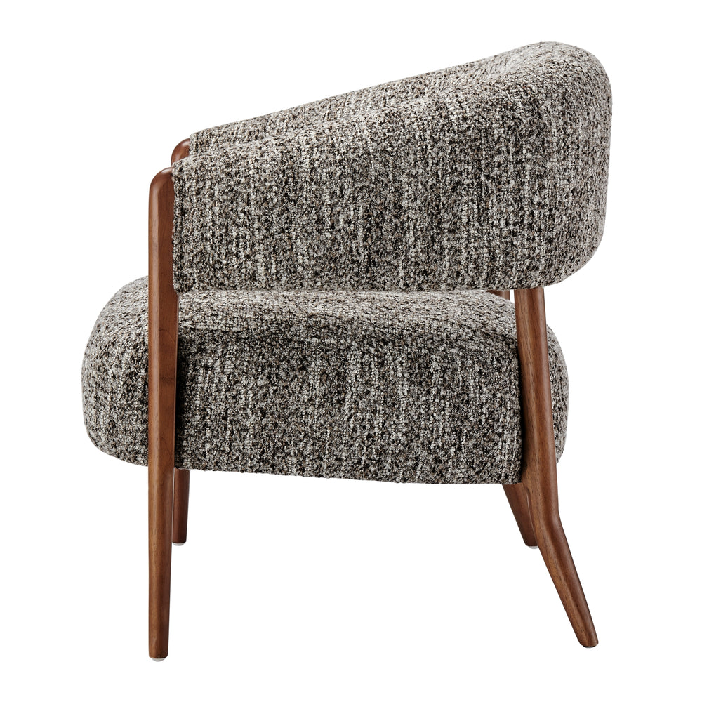 Mayla Boucle Accent Arm Chair - Dappled Taupe - view 5