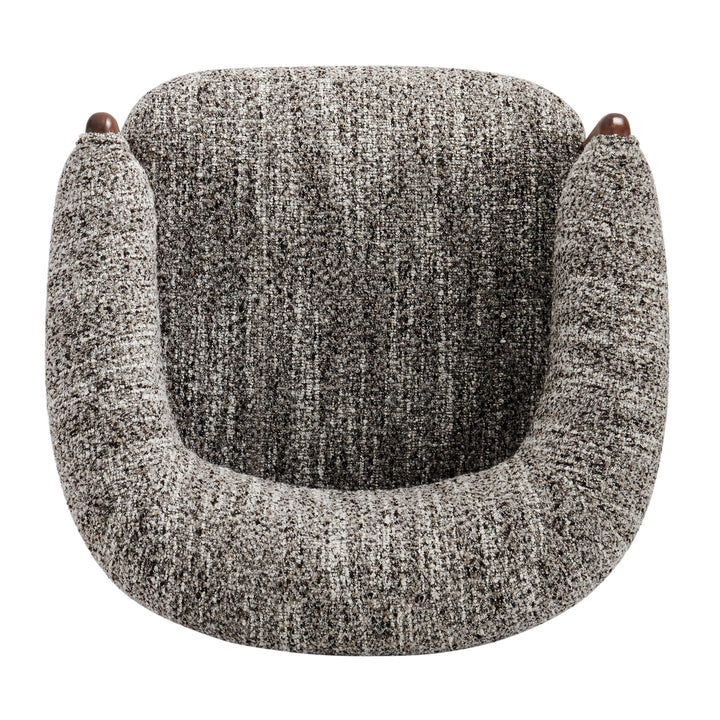 Mayla Boucle Accent Arm Chair - Dappled Taupe - view 8
