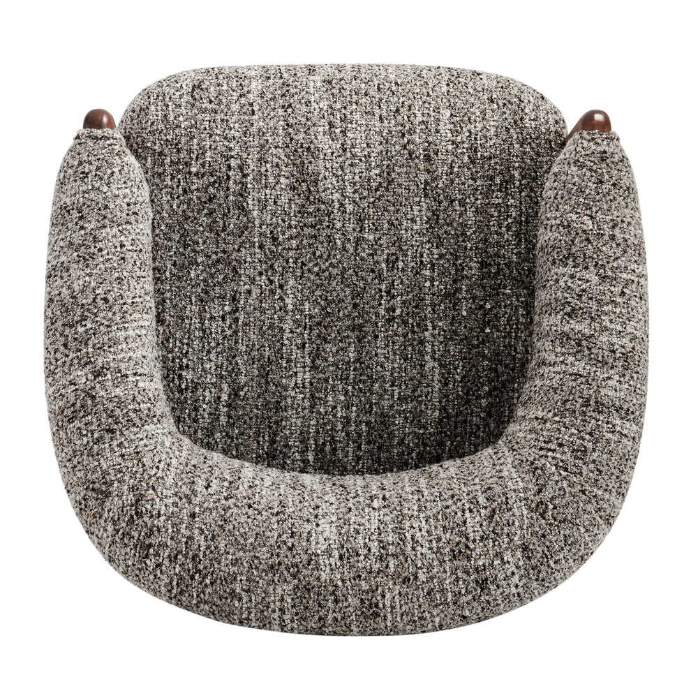 Mayla Boucle Accent Arm Chair - Dappled Taupe - view 8