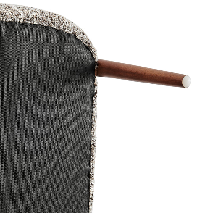 Mayla Boucle Accent Arm Chair - Dappled Taupe - view 11
