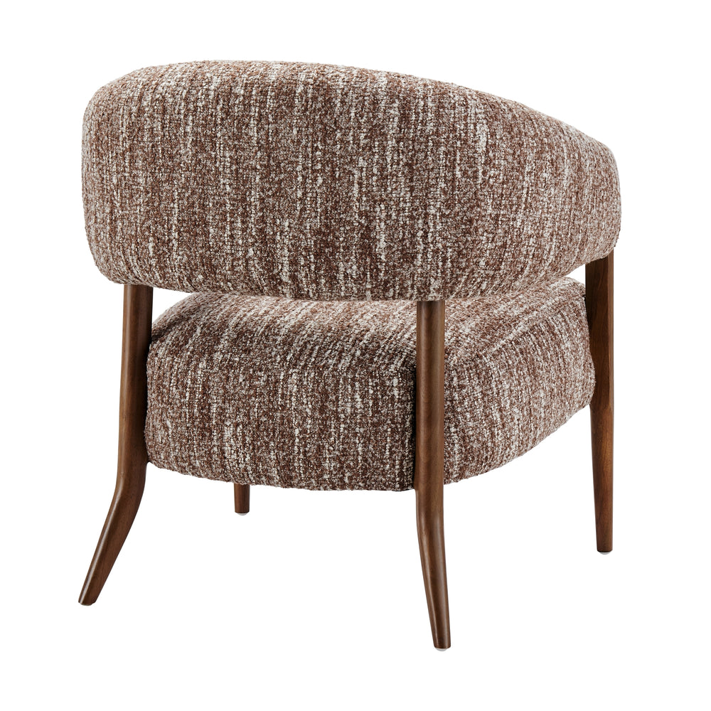 Mayla Boucle Accent Arm Chair - Dappled Rose Clay - view 7