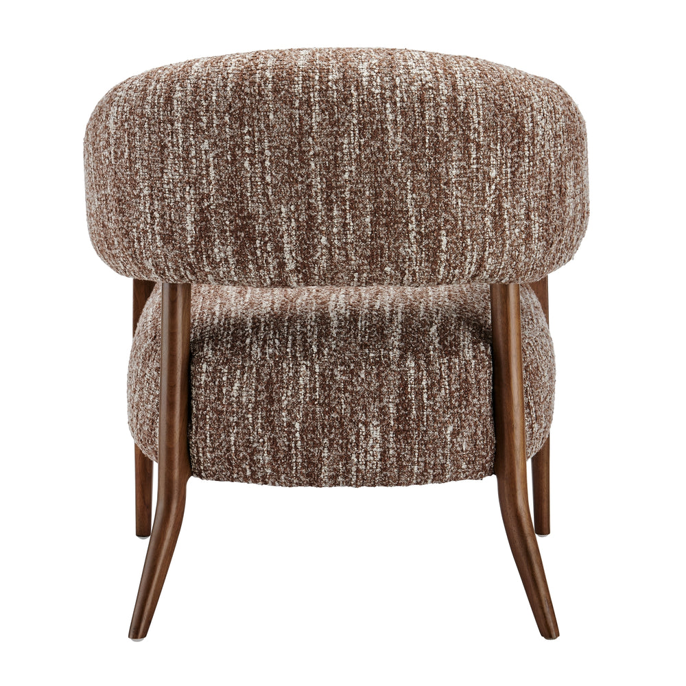 Mayla Boucle Accent Arm Chair - Dappled Rose Clay - view 6