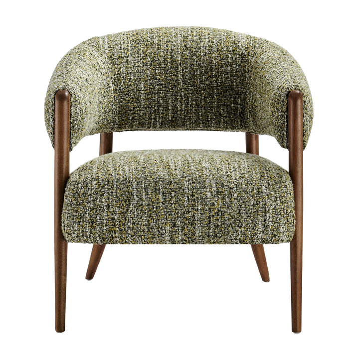 Mayla Boucle Accent Arm Chair - Dappled Mustard Gold - view 4