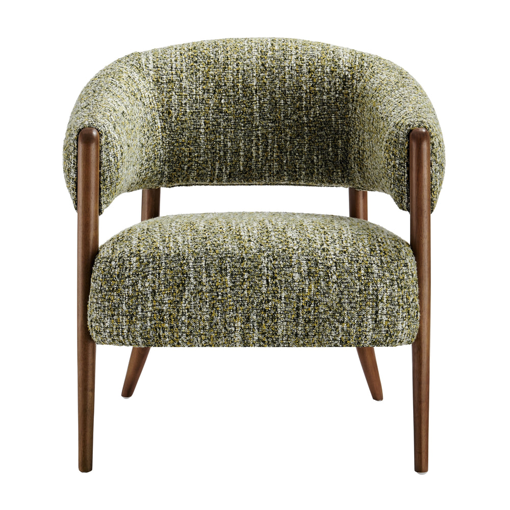 Mayla Boucle Accent Arm Chair - Dappled Mustard Gold - view 4