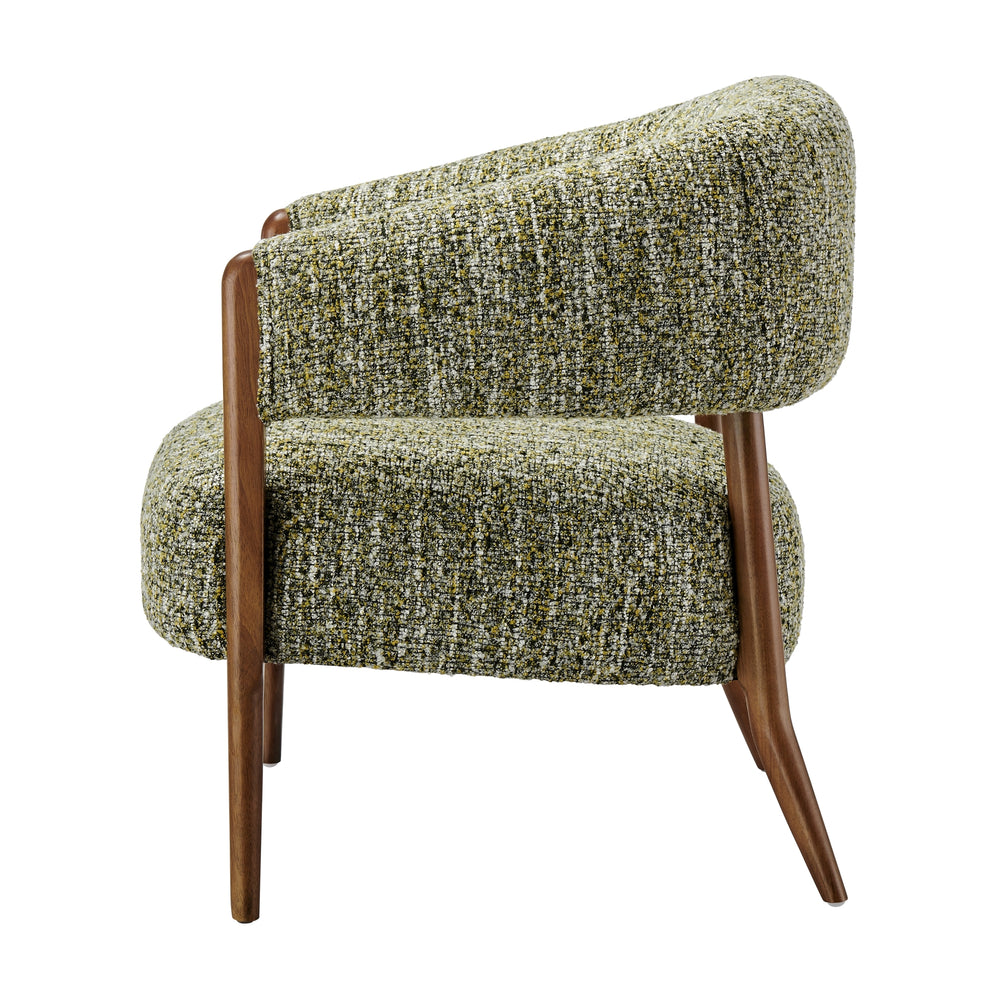 Mayla Boucle Accent Arm Chair - Dappled Mustard Gold - view 5